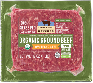 Organic Ground Beef 93% Lean